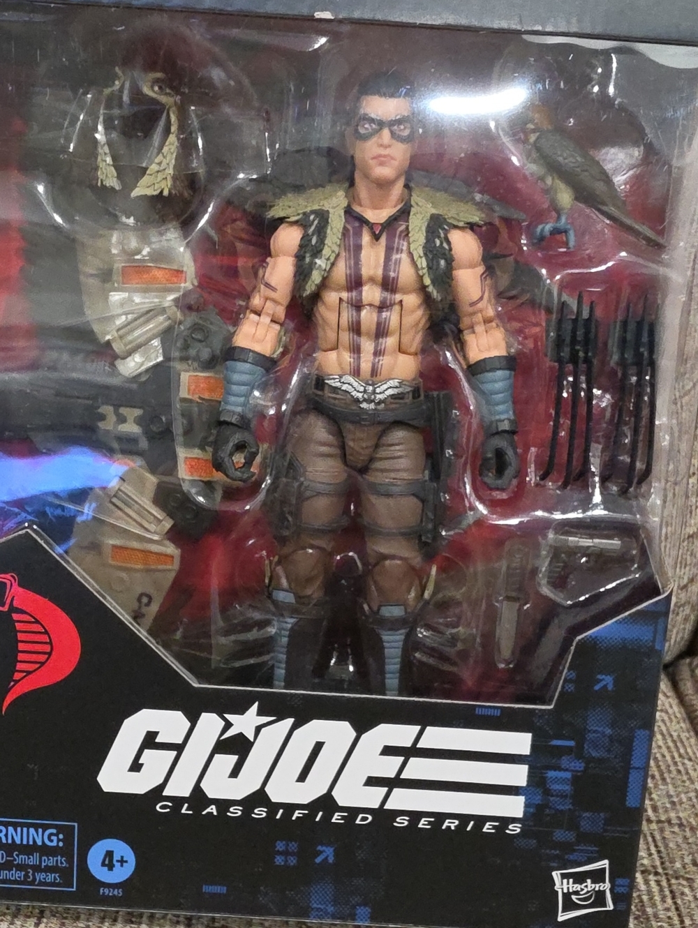 Hasbro GI JOE Classified Series Vulture Figure - Brown, Tan & Blue